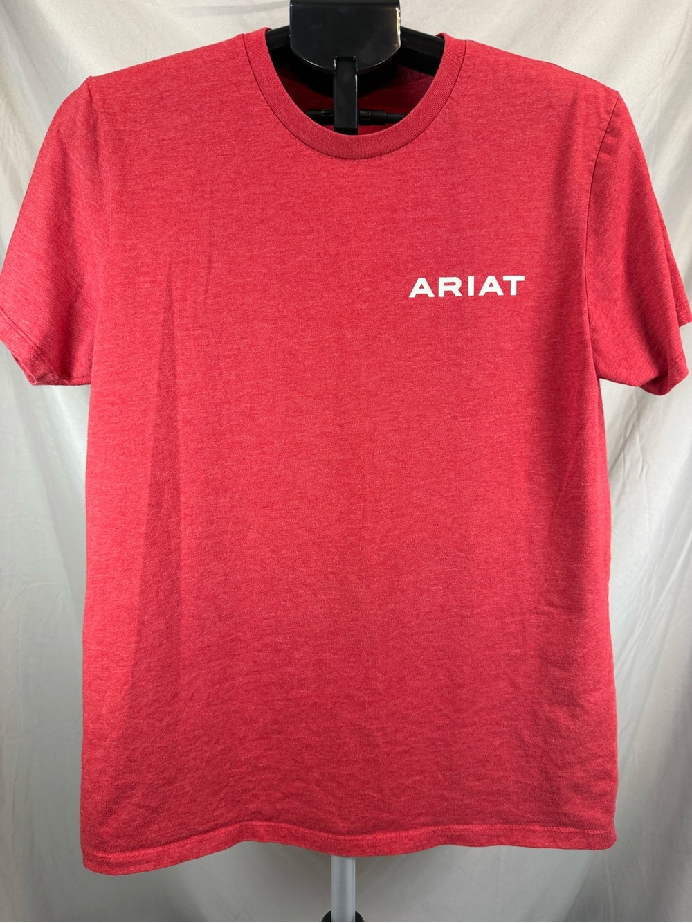 Ariat Original Flag Scope Graphic Tee Red Heather - Size Medim